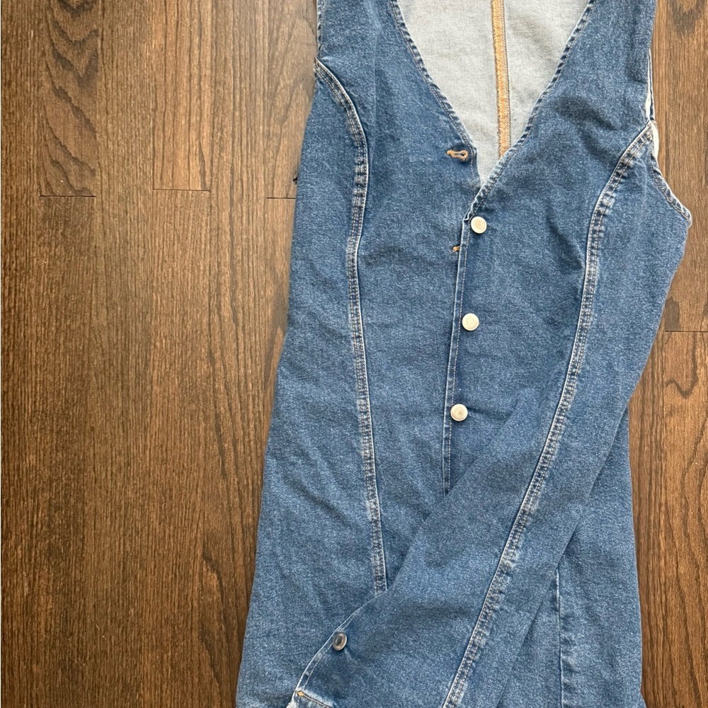 Denim Button-Up Dress from H&M